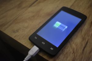 Ladevorgang beim Smartphone