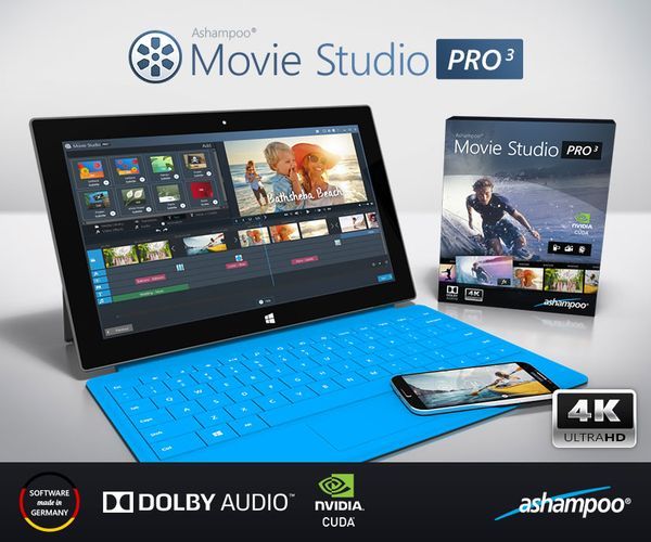 Ashampoo Movie Studio Pro 3 Videobearbeitungssoftware