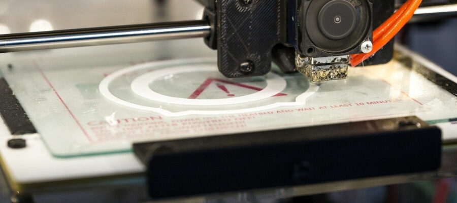 3D Drucker beim drucken